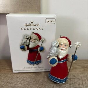 HALLMARK “A Visit From Santa” Keepsake Ornament - 2011 - Box Included
